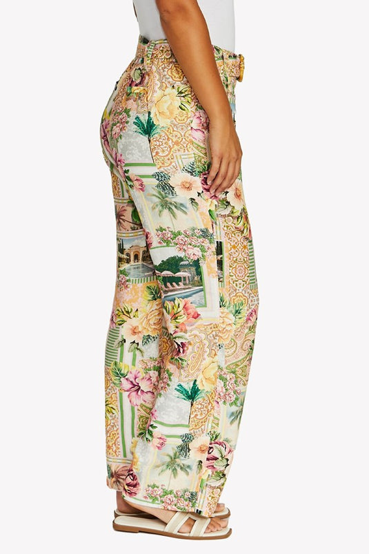 Jump Womens Resort Roses Printed Pants