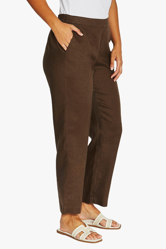 Jump Womens 7/8 Core Pants - Chocolate