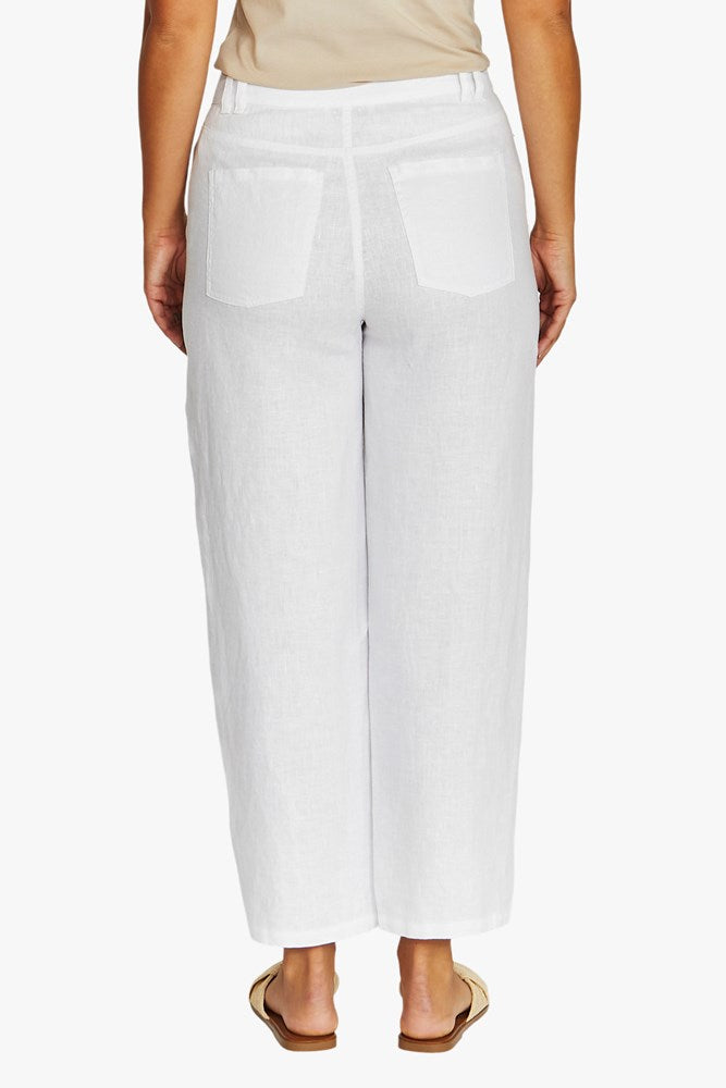 Load image into Gallery viewer, Jump Womens Barrel Leg Linen Jean
