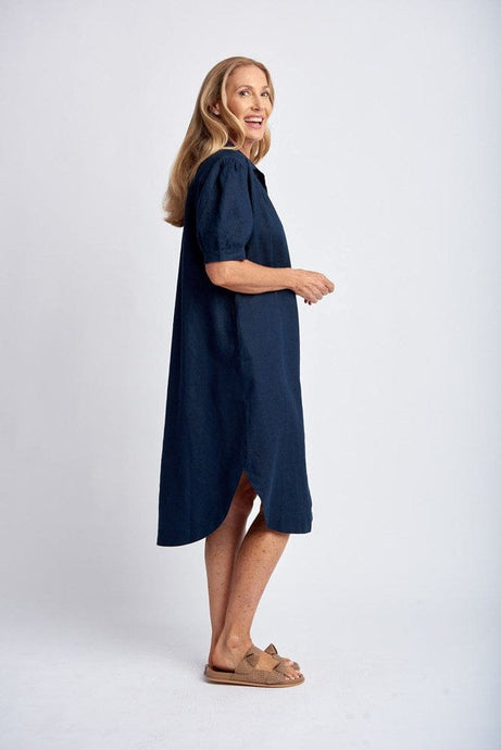 Goondiwindi Cotton Short Sleeve Linen Dress