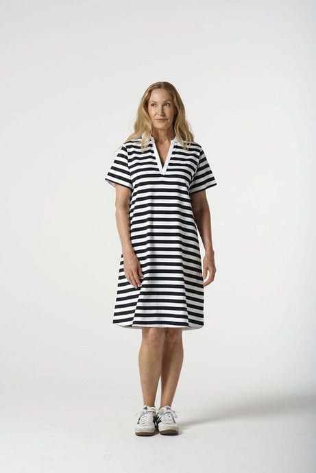 Goondiwindi Cotton Womens Polo Striped Dress