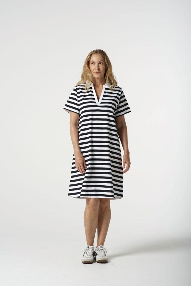 Load image into Gallery viewer, Goondiwindi Cotton Womens Polo Striped Dress
