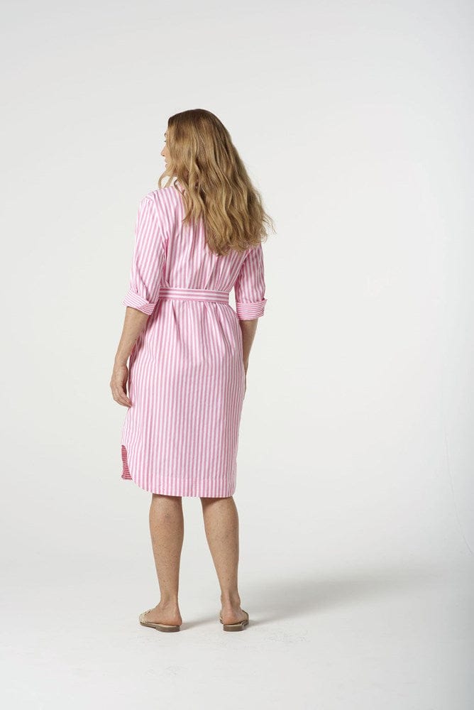 Load image into Gallery viewer, Goondiwindi Cotton Womens Stripe Shirt Dress

