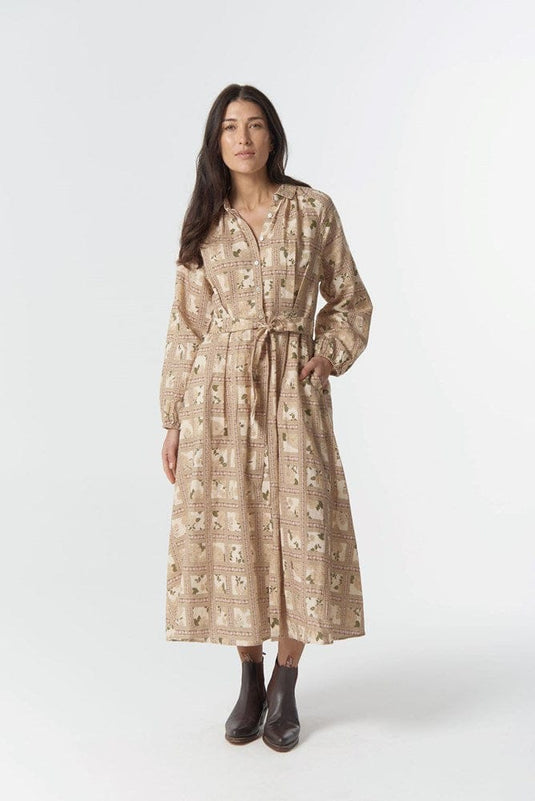 Goondiwindi Cotton Homestead Linen Cotton Belted Dress