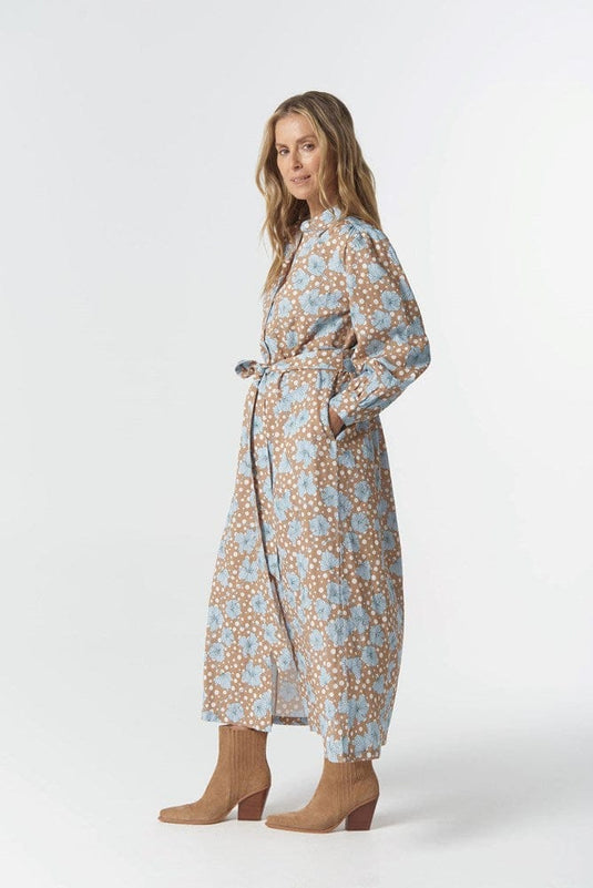 Goondiwindi Cotton Outpost Linen Cotton Maxi Dress