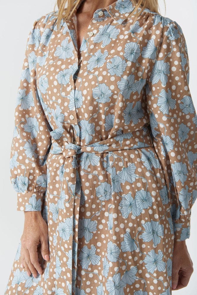 Load image into Gallery viewer, Goondiwindi Cotton Outpost Linen Cotton Maxi Dress
