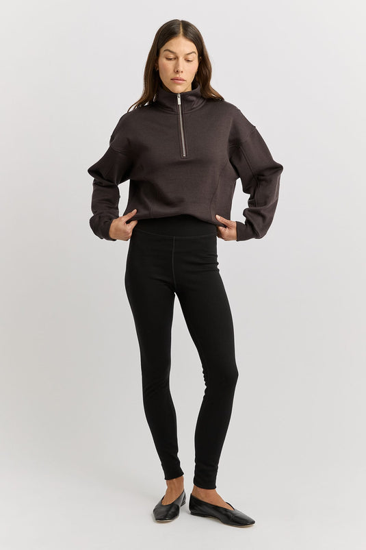 Toorallie Womens Merino Leggings - Black