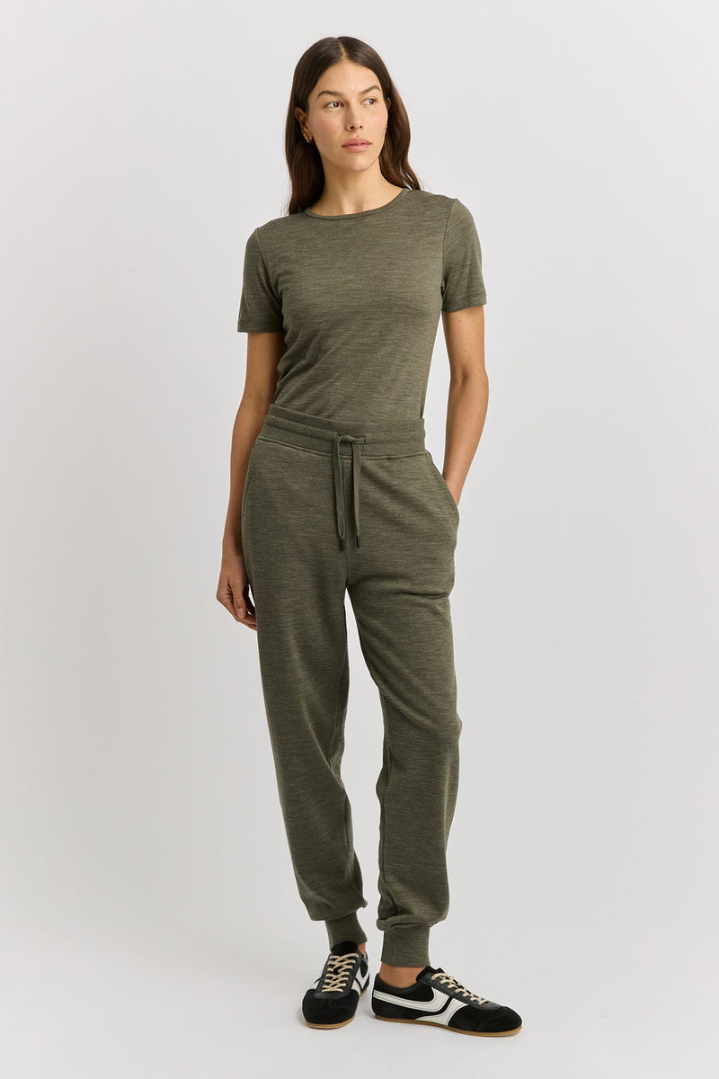 Load image into Gallery viewer, Toorallie Womens Lounge Drawstring Pant - Kale
