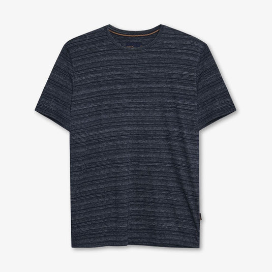 Signal Mens Gus Space Stripe T-Shirt - Deep Marine