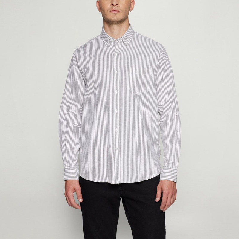 Load image into Gallery viewer, Signal Mens Scott Oxford Shirt - Espresso
