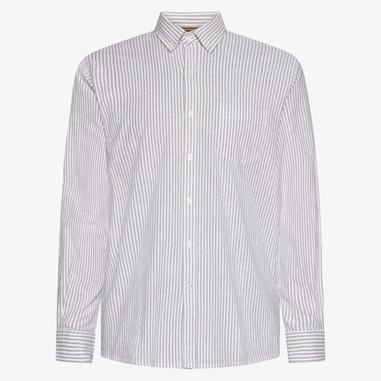 Signal Mens Scott Oxford Shirt - Espresso