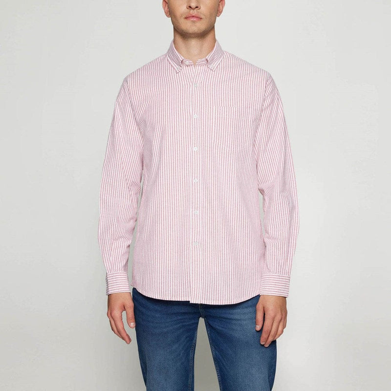Load image into Gallery viewer, Signal Mens Scott Oxford Shirt - Dusty Red
