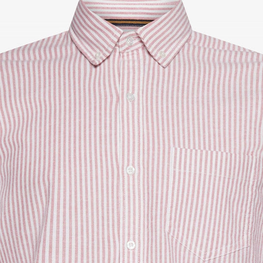 Signal Mens Scott Oxford Shirt - Dusty Red