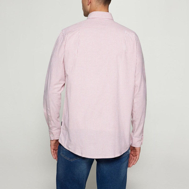 Load image into Gallery viewer, Signal Mens Scott Oxford Shirt - Dusty Red
