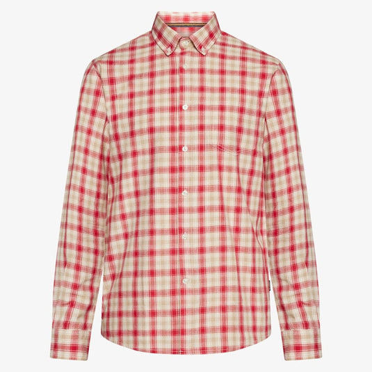 Signal Mens Gabriel Slub Check - Dusty Red