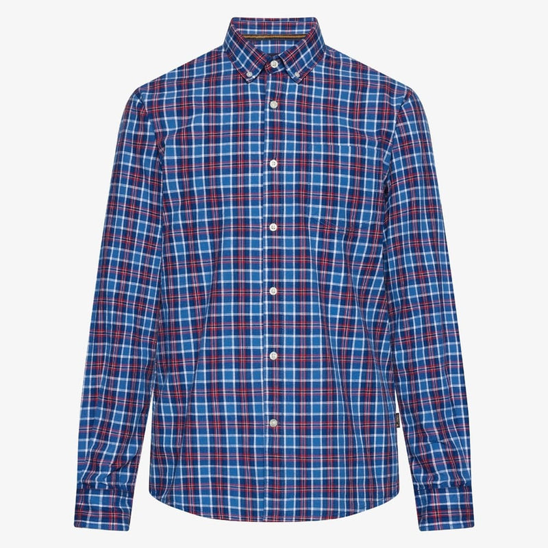 Load image into Gallery viewer, Signal Mens Gabriel Slub Check - True Blue
