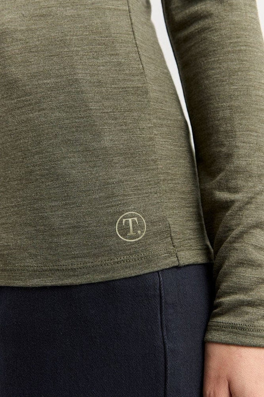 Toorallie Womens Long Sleeve Merino Tee