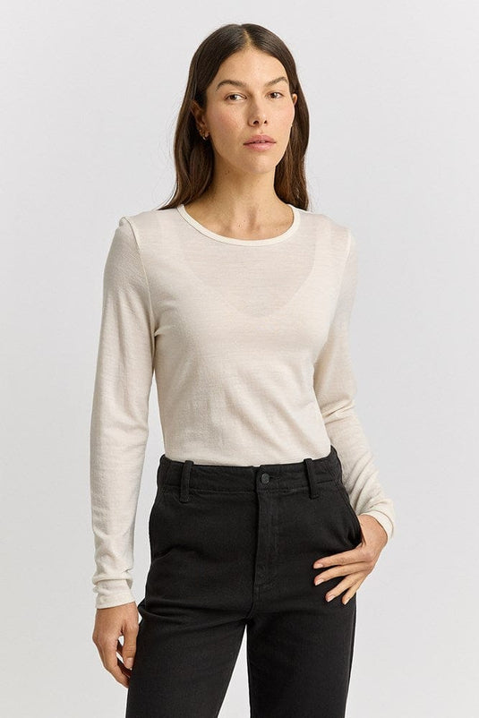 Toorallie Womens Long Sleeve Merino Tee