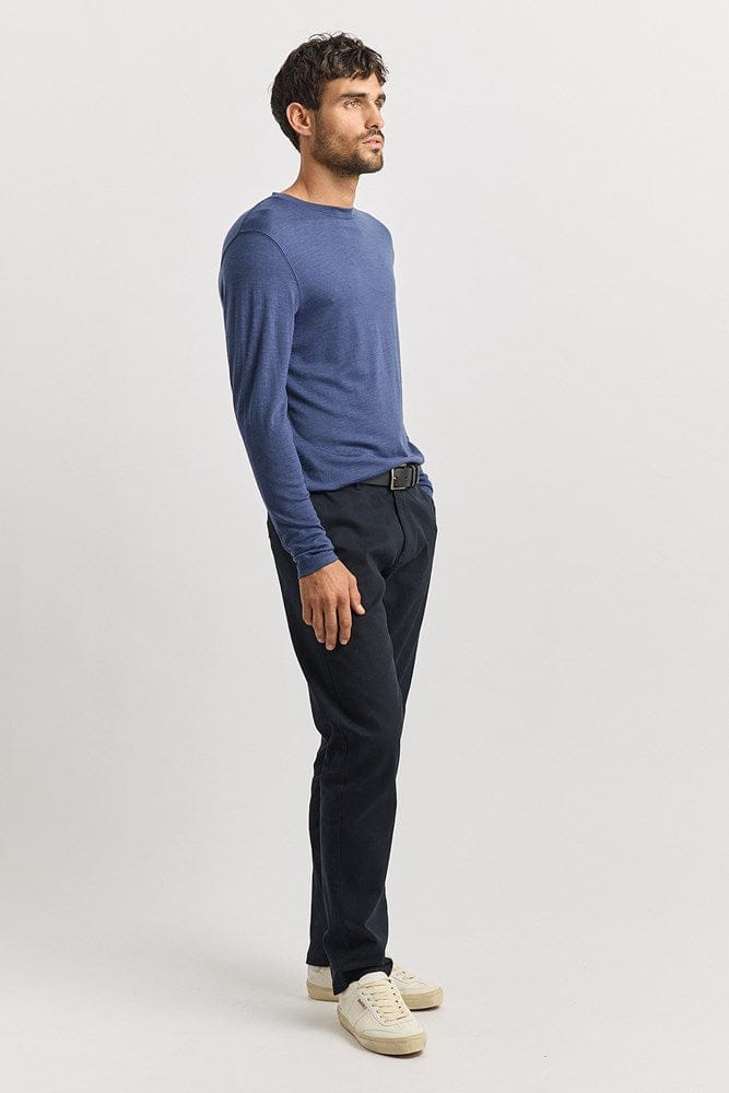 Load image into Gallery viewer, Toorallie Mens Merino Long Sleeve T-Shirt - Galaxy
