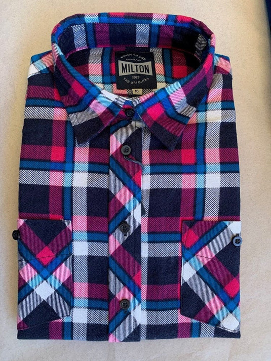 Milton Ladies Flannelette Shirts