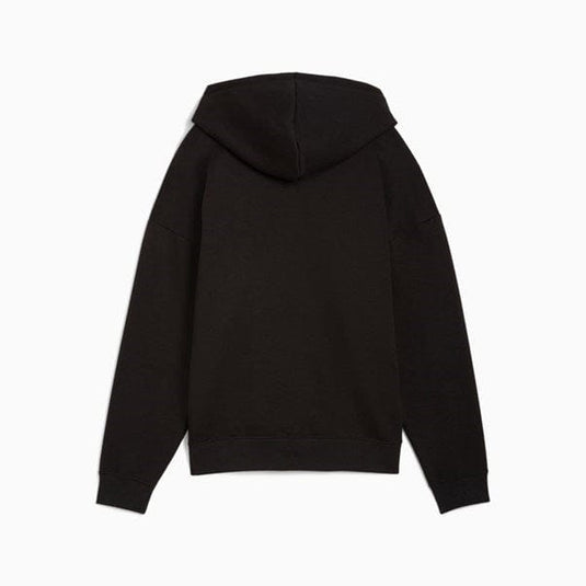 Puma Womens Essentials No. 1 Logo Comfort Full-Zip Hoodie - Black