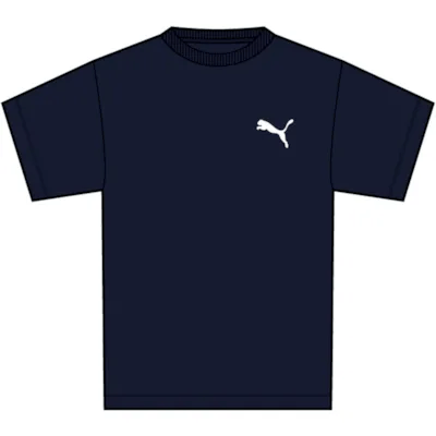 Puma Men's Essentials Small Logo Navy Tee