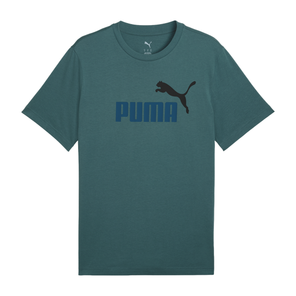 Load image into Gallery viewer, Puma Mens Essentials 2 Colour No. 1 Logo Tee - Herb Garden
