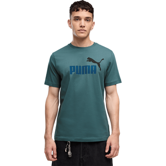 Puma Mens Essentials 2 Colour No. 1 Logo Tee - Herb Garden