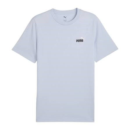 Puma Mens Essentials 2 Colour Small No.1 Logo Tee - Chambray Blue