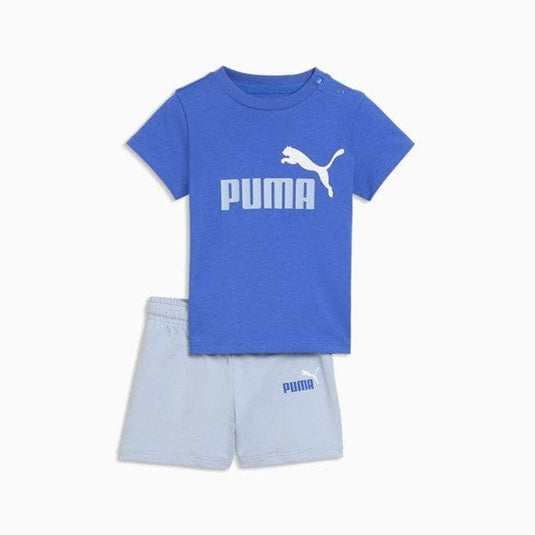 Puma Kids Minicats Essentials Tee and Shorts Set - Royal Blue