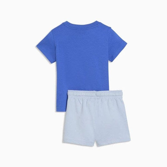 Puma Kids Minicats Essentials Tee and Shorts Set - Royal Blue