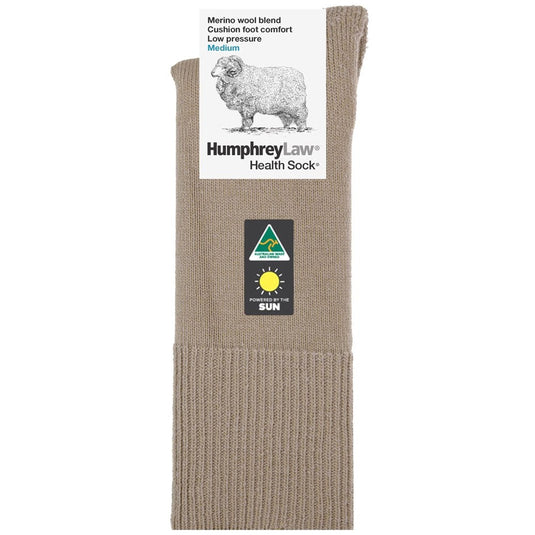 Humphrey Law Mens 85% Mercerised Cotton Check Spot Patterned Health Sock