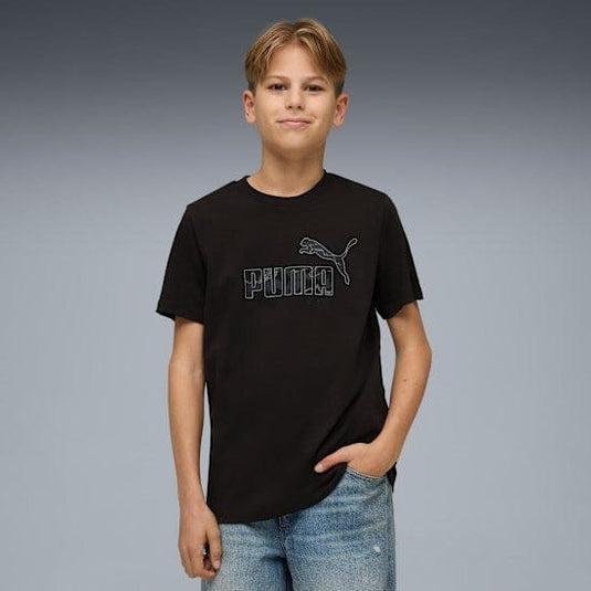 Puma Boys Essentials Camo Tee