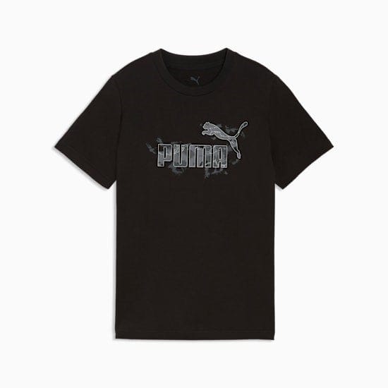 Load image into Gallery viewer, Puma Boys Essentials Camo Tee
