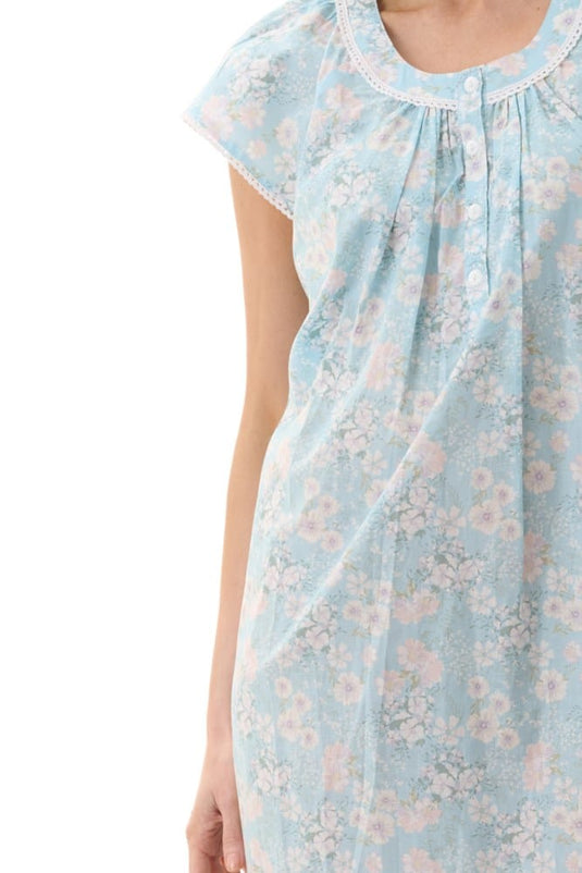 Givoni Womens Cora Cap Sleeve Short Nightie
