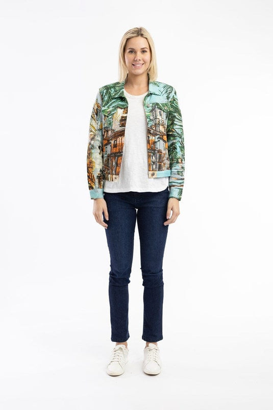 Orientique Womens T-Shirt Biker Jacket - Alicante