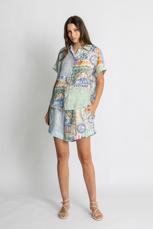 Kachel Womens Naomi Shirt - Multi