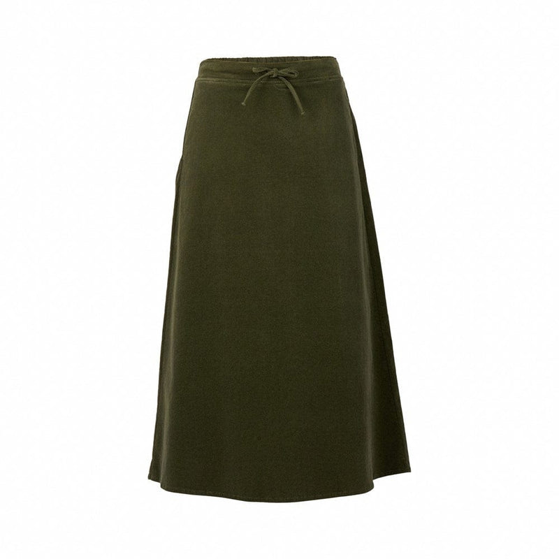 Load image into Gallery viewer, Vassalli Womens A-Line Cord Skirt - Deep Sage
