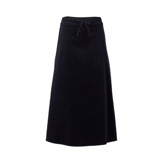 Vassalli Womens A-Line Cord Skirt - Midnight