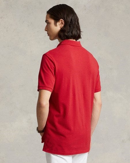 Load image into Gallery viewer, Ralph Lauren Mens Custom Slim Fit Polo Shirt - RL Red/Navy
