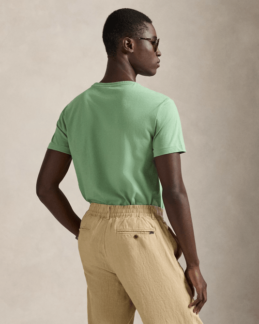 Ralph Lauren Mens Custom Slim Fit Jersey Crewneck T-Shirt