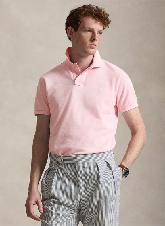 Load image into Gallery viewer, Polo Ralph Lauren Mens Custom Slim Fit Mesh Polo
