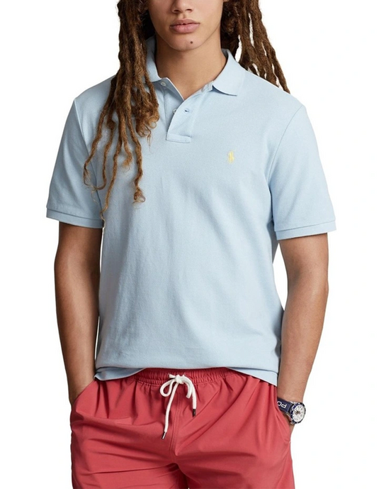 Polo Ralph Lauren Mens Custom Slim Fit Mesh Polo