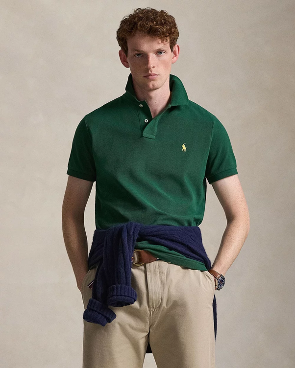 Load image into Gallery viewer, Polo Ralph Lauren Mens Custom Slim Fit Mesh Polo
