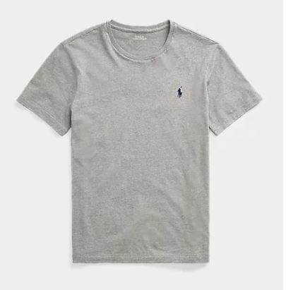 Ralph Lauren Custom Slim Fit Jersey Crewneck T-Shirt - Dark Vintage Heather