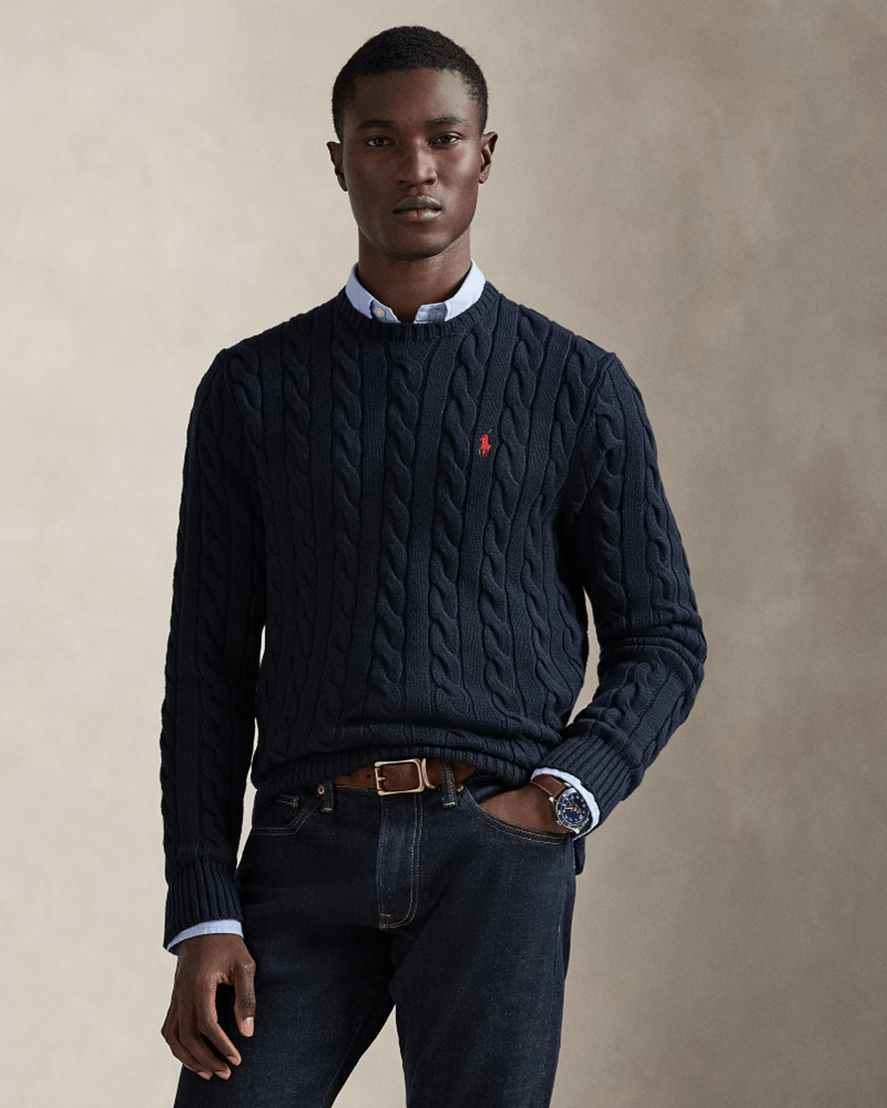 Load image into Gallery viewer, Ralph Lauren Cable Knit Cotton Sweater

