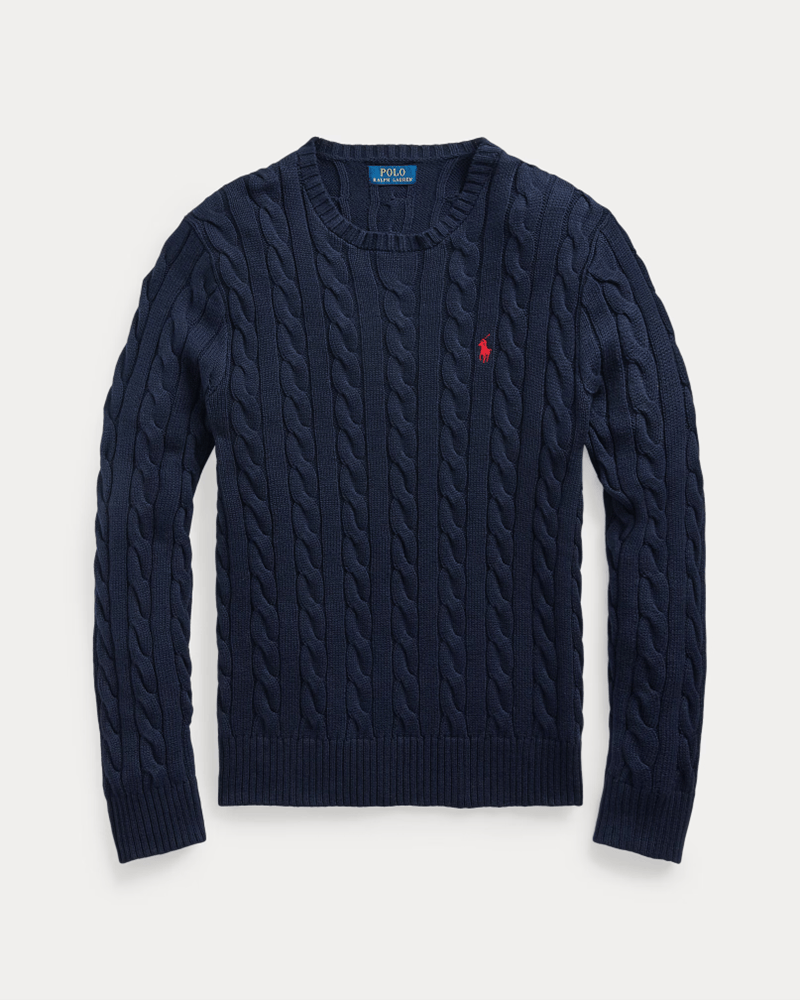 Load image into Gallery viewer, Ralph Lauren Cable Knit Cotton Sweater
