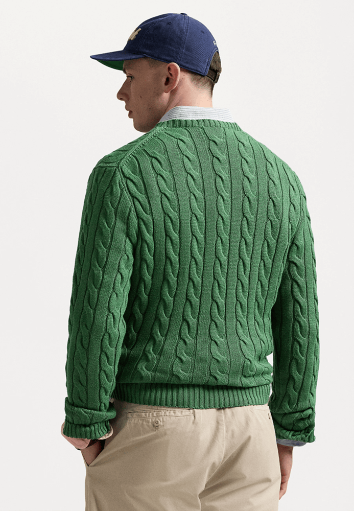 Load image into Gallery viewer, Ralph Lauren Mens Cable-Knit Cotton Sweater
