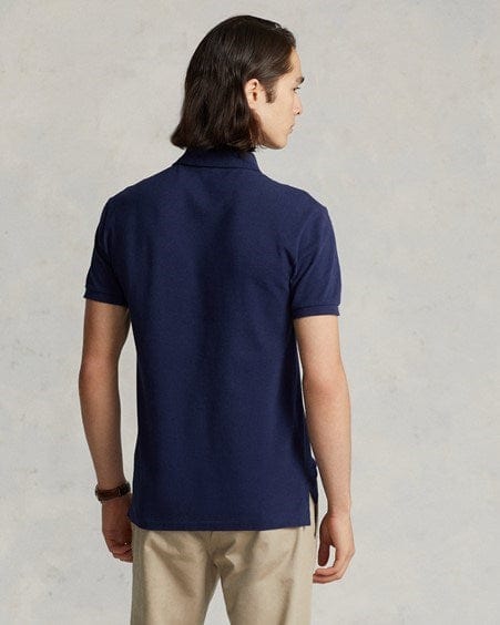 Load image into Gallery viewer, Ralph Lauren Mens Custom Slim Fit Mesh Polo Shirt - Newport Navy
