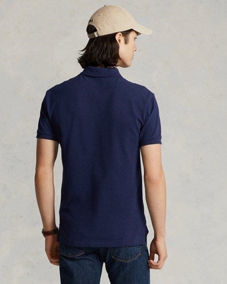 Load image into Gallery viewer, Ralph Lauren Mens Classic Fit Mesh Polo Shirt - Newport Navy
